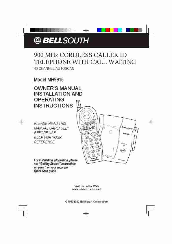 BellSouth Cordless Telephone MH9915-page_pdf